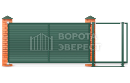 Откатные ворота 7 м 7000×3000 ВЭ-5828