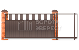 Откатные ворота 2500×3500 Doorhan ВЭ-4637