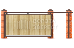 Ворота подвесные откатные 4000×2000 ВЭ-5129