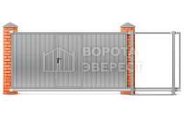 Ворота откатные электрические 2800×2000 ВЭ-5226