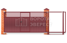 Раздвижные ворота 4000×2000 для гаража ВЭ-5085