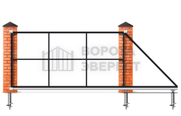 Ворота откатные каркас 2200×2500 ВЭ-5377