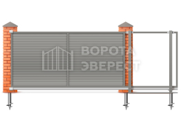Автоматические ворота 2200×3200 под ключ ВЭ-4972