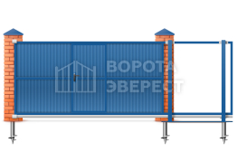 Выдвижные ворота 3000×2500 Херман ВЭ-4665