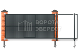 Ворота гаражные раздвижные 3600×2200 ВЭ-5106