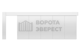 Промышленные раздвижные ворота 3500×2000 ВЭ-3272