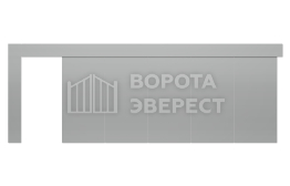 Откатные промышленные ворота 2000×3000 ВЭ-3302