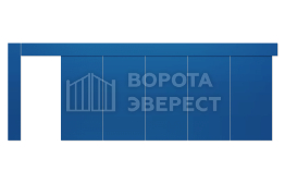 Ворота промышленные откатные 5000×3000 ВЭ-3308