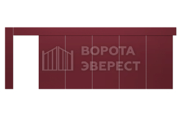 Откатные промышленные ворота 2500×3000 ВЭ-3312