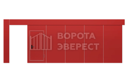 Откатные ворота промышленные 2000×2500 ВЭ-3289
