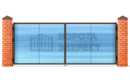 Дачные распашные ворота 2750×2000 ВЭ-2282