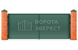 Ворота сэндвич гаражные 2500×1750 ВЭ-2399