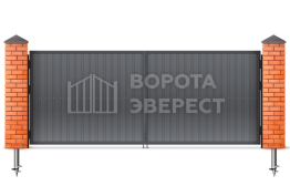 Металлические ворота из профлиста 2250×2500 ВЭ-2354