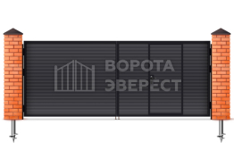 Дачные распашные ворота 2500×2000 ВЭ-2289